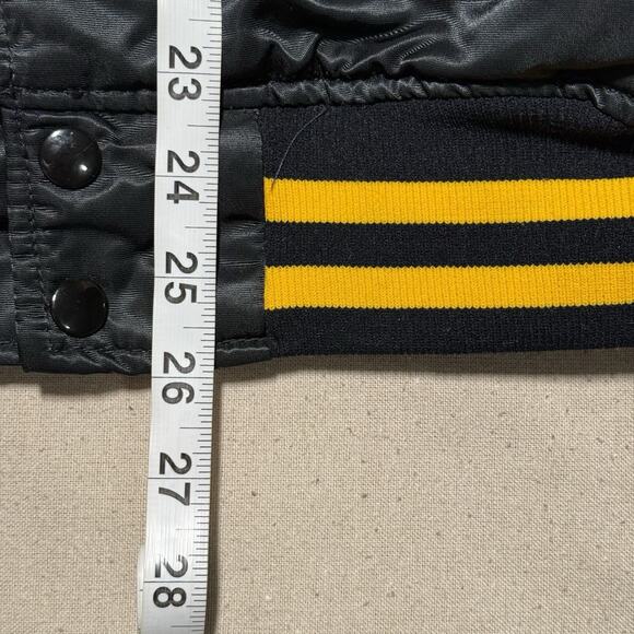 Vintage STARTER Diamond Pittsburgh Pirates Satin Bomber Jacket Official MLB Sz L - Picture 6 of 8